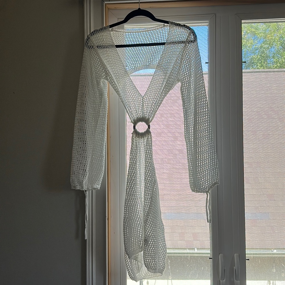 New without tag crochet swim cover up
